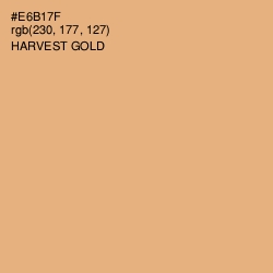 #E6B17F - Harvest Gold Color Image